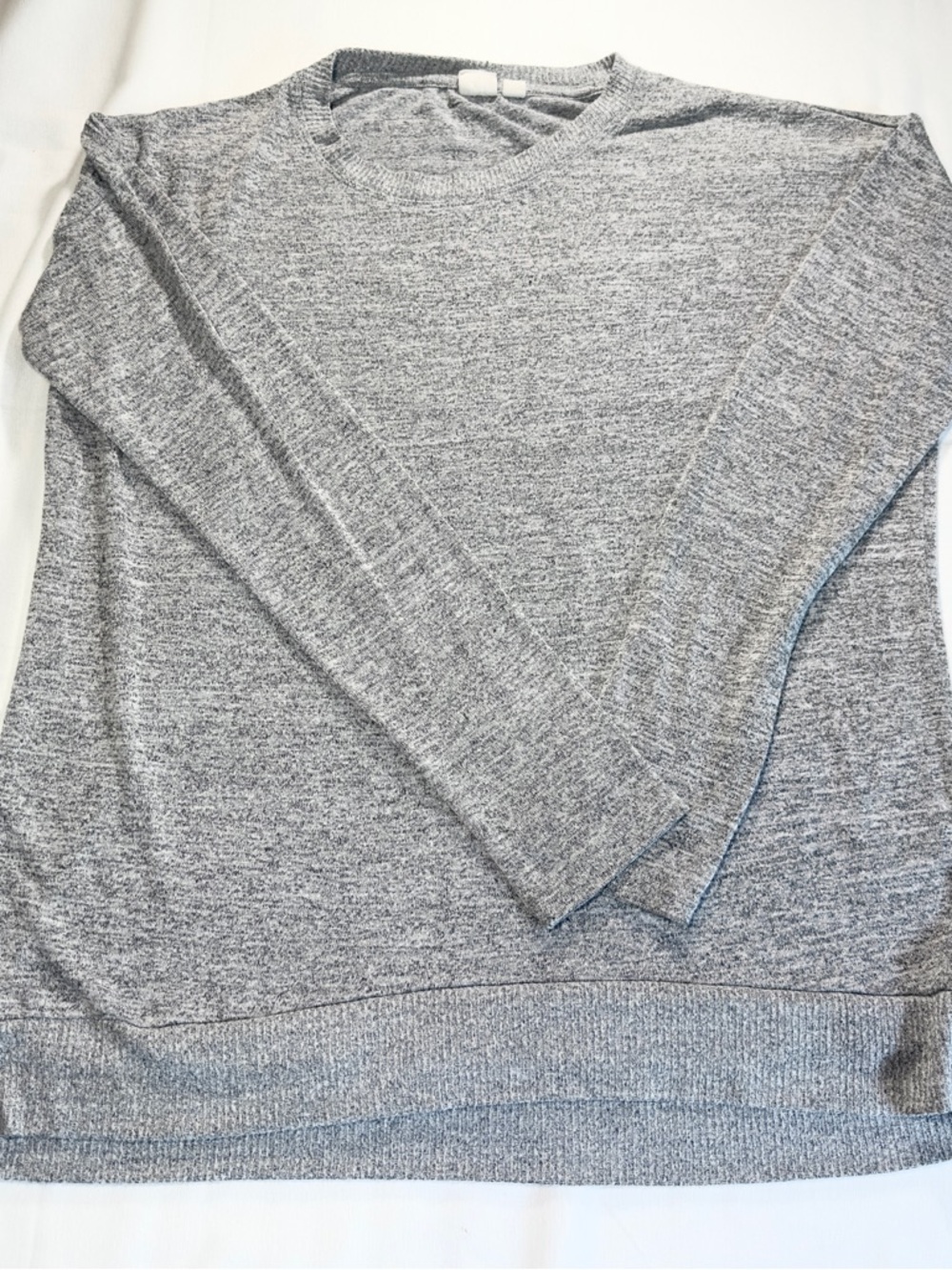 GAP Oversized Heather Gray Lightweight Crewneck Sweater Women’s Size Medium